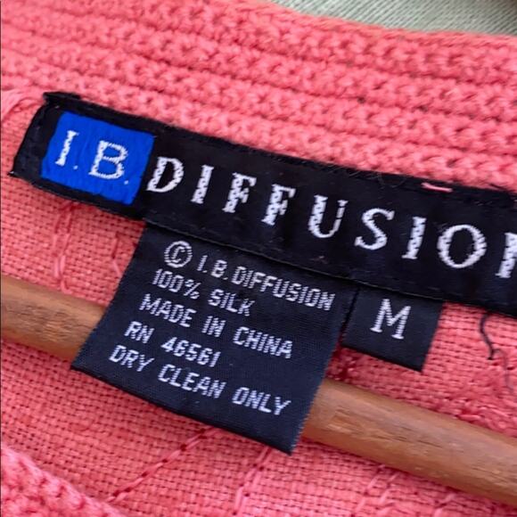 IB Diffusion M silk embroidered pant suit - Picture 6 of 9